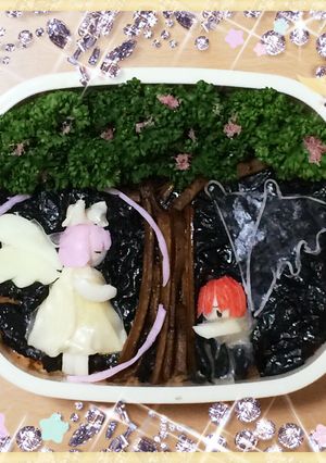 キャラ弁・セカオワのり弁当天使と悪魔-レシピのメイン写真