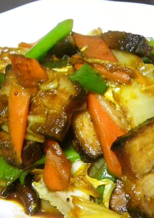 豚バラ叉焼と白菜で回鍋肉風～♪-レシピのメイン写真