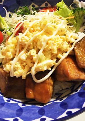 鮭の照り焼き丼-レシピのメイン写真