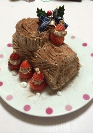 X'mas☆ブッシュドノエル-レシピのメイン写真