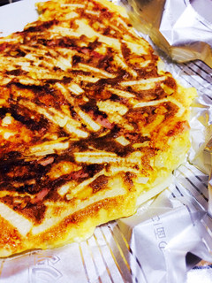 長芋とチーズのベーコン焼きチヂミ?-レシピのメイン写真
