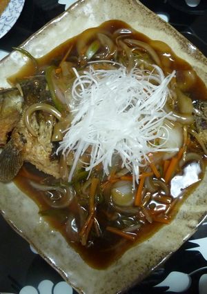鯉の甘酢あんかけ-レシピのメイン写真