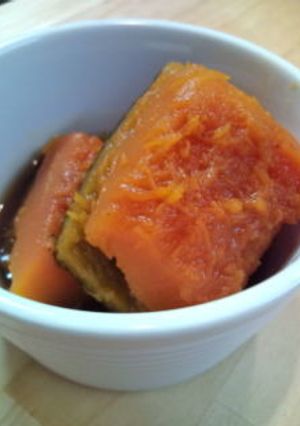 きれいな色のかぼちゃの煮物-レシピのメイン写真
