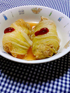 調理室ヨリ~洋風(トマト味)ロール白菜♪-レシピのメイン写真