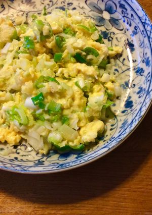 シンプル美味しい！ネギたっぷり卵焼き-レシピのメイン写真
