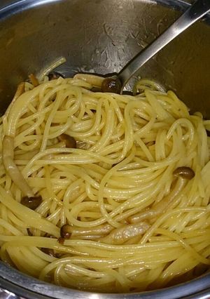ずぼらメシ!きのこバターしょうゆパスタ-レシピのメイン写真