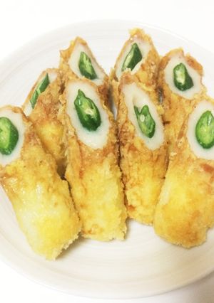 【共働き】竹輪とオクラのフライ-レシピのメイン写真