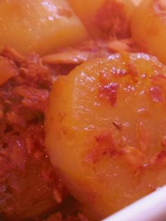 ツナ大根のこっくり醤油煮-レシピのメイン写真