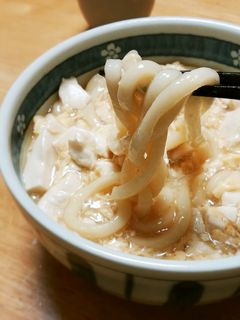 豆腐入り煮込みうどん☆卵あんかけ-レシピのメイン写真