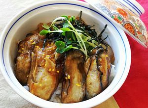 浜松名物☆絶品甘辛ダレで【牡蠣かば丼】-レシピのメイン写真