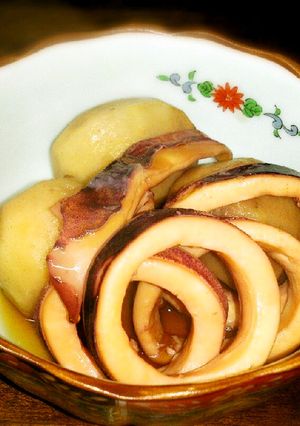 ほっこり旨♪里芋とイカの煮物-レシピのメイン写真