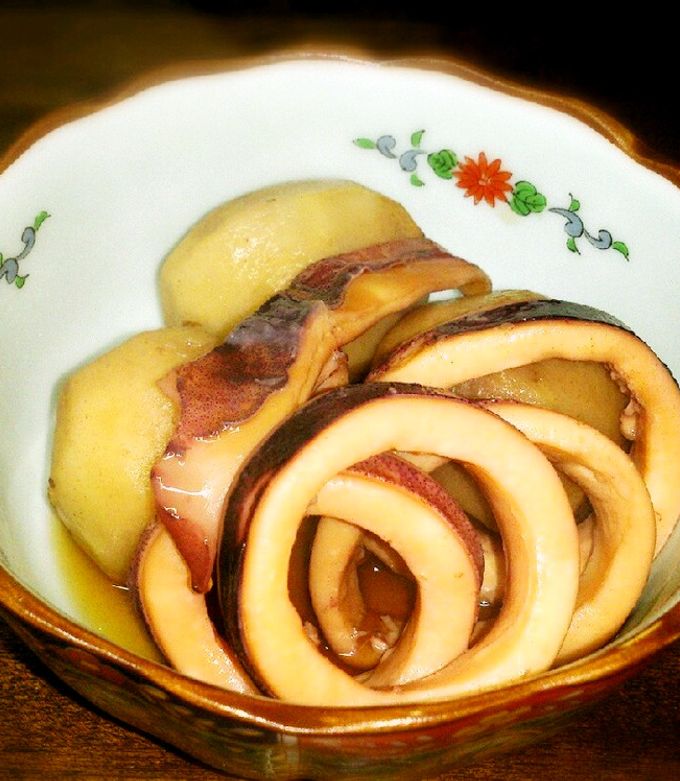 ほっこり旨♪里芋とイカの煮物-レシピのメイン写真