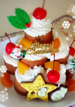☆簡単☆クリスマスツリー風ロールケーキ-レシピのメイン写真