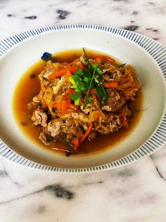 ★切り干し大根豚肉ニンジンの炒め煮-レシピのメイン写真