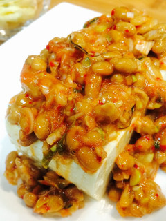 簡単!豆腐キムチ納豆!毎日のおつまみ-レシピのメイン写真
