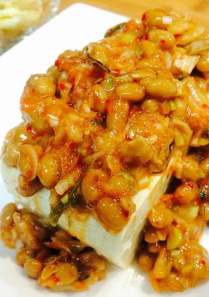 簡単！豆腐キムチ納豆！毎日のおつまみ-レシピのメイン写真