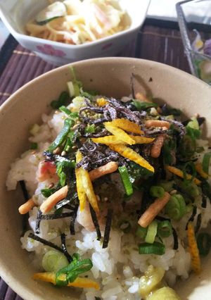 即席！鯛（白身の刺身）茶漬け^ - ^-レシピのメイン写真