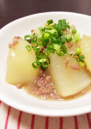 【話題入り】大根と挽き肉のあんかけ煮-レシピのメイン写真