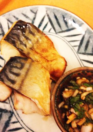 塩サバ香味醬油-レシピのメイン写真