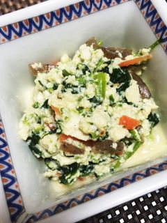 ほうれん草の白和え-レシピのメイン写真
