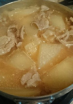 豚肉と大根の味噌煮込み-レシピのメイン写真