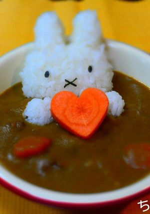 キャラ カレー!ミッフィー (・×・)-レシピのメイン写真