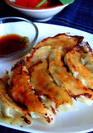 野菜多め☆あっさり焼き餃子！-レシピのメイン写真