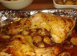 骨付き鳥モモ肉のオーブン焼き-レシピのメイン写真