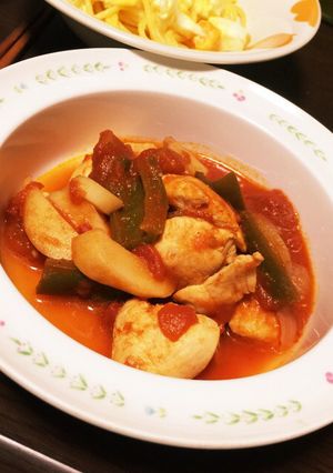 簡単＊鶏のトマト煮-レシピのメイン写真