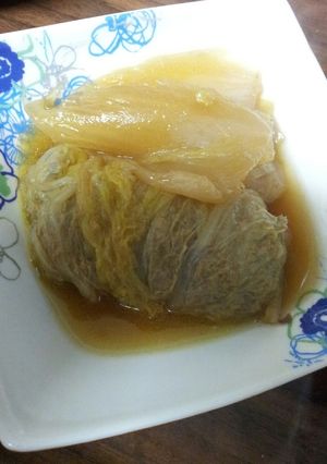 茅乃舎の野菜だしで♪ロール白菜-レシピのメイン写真