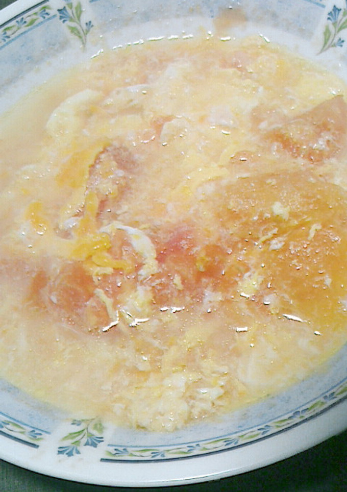 卵とトマトのスープ-レシピのメイン写真