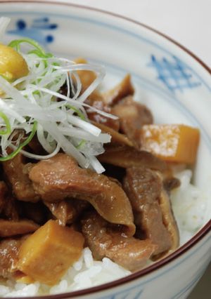 土鍋炊飯☆豚の角煮丼-レシピのメイン写真