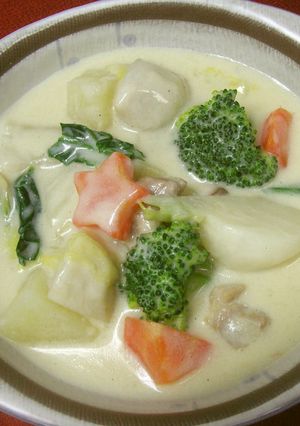 めっけもん♪野菜たっぷり豆乳シチュー-レシピのメイン写真