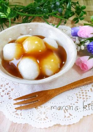 お団子の粉が無くても♡ご飯でお団子-レシピのメイン写真