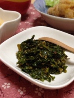 簡単!大根の葉でふりかけ-レシピのメイン写真