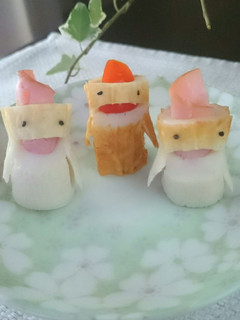 簡単♪キャラ弁おかず☆竹輪星人★飾り切り-レシピのメイン写真