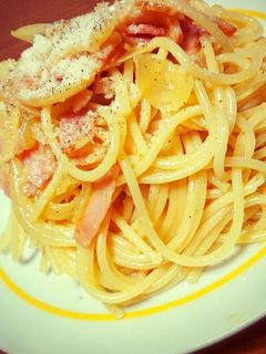 カルボナーラ(生クリーム不要)-レシピのメイン写真