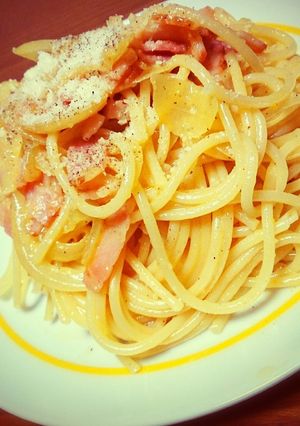 カルボナーラ(生クリーム不要)-レシピのメイン写真