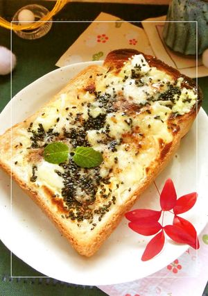 胡麻チーズ　ミルキーハニートースト-レシピのメイン写真