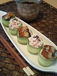うなぎとハムの一口お寿司☆-レシピのメイン写真