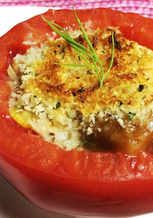 お手軽トマトのカレーファルシー-レシピのメイン写真