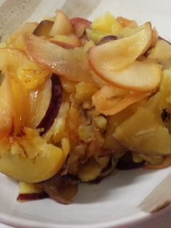 《簡単》★りんごとさつまいもの重ね煮★-レシピのメイン写真