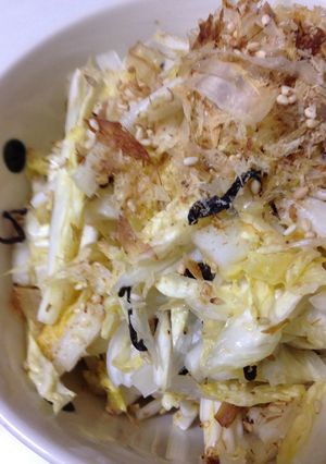 白菜の簡単塩こぶ和え-レシピのメイン写真