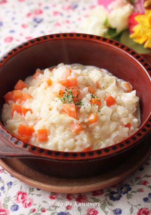 野菜のクリームリゾット-レシピのメイン写真