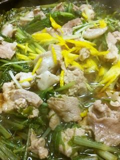 あったか豚バラ肉で柚子鍋~♪-レシピのメイン写真