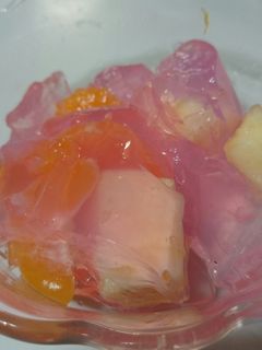 リンゴとみかんのゼリー-レシピのメイン写真
