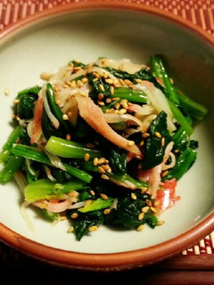 ★隠し味は焼肉たれ★ほうれん草お浸し-レシピのメイン写真