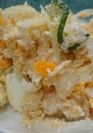 パパッと♪ポテトチップス入りおからサラダ-レシピのメイン写真