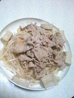 もやし豚肉豆腐サラダ-レシピのメイン写真