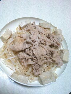 もやし豚肉豆腐サラダ-レシピのメイン写真